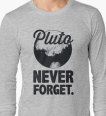 Pluto Never Forget Long Sleeve T-Shirt