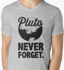 Pluto Never Forget Men's V-Neck T-Shirt