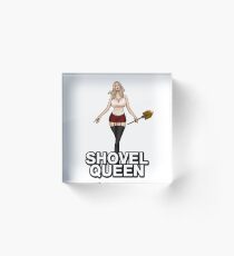 SHOVEL QUEEN WW2 Acrylic Block