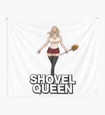 SHOVEL QUEEN WW2 Wall Tapestry