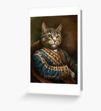 Tarjeta de felicitación The Hermitage Court Outrunner Cat