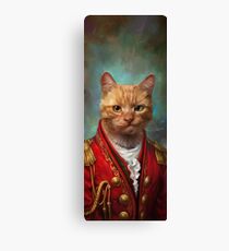 Court General Wise Cat Canvas Print