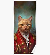 Court General Wise Cat Poster