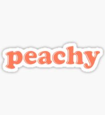 just peachy Sticker