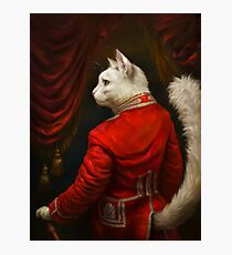 The Hermitage Court Chamber Herald Cat Edited version Photographic Print
