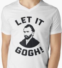 Let It Gogh Men's V-Neck T-Shirt
