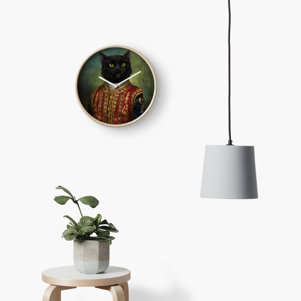 Hermitage Court Moor in casual uniform Clock