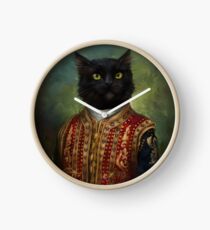 Hermitage Court Moor in casual uniform Clock