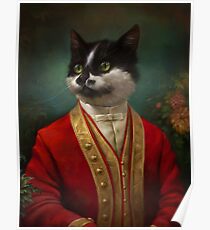 Die Hermitage Gericht Kellner Cat Poster