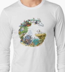 Tribute Color (with caption) Long Sleeve T-Shirt