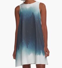Vestido acampanado Yuxtaponer