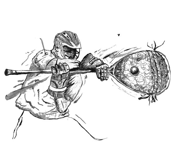 "lacrosse goalie" Posters by Alexandrea Gingell Redbubble