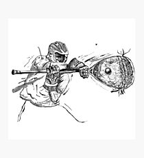 lacrosse goalie Photographic Print