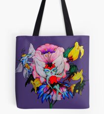 Flower Fly Tote Bag