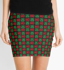 Ho, Ho, Ho, Ho. Christmas Is Here. Mini Skirt