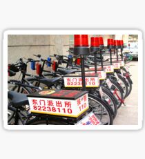 Police Bicycles Sticker
