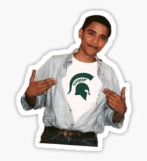 Obama Michigan State Sticker