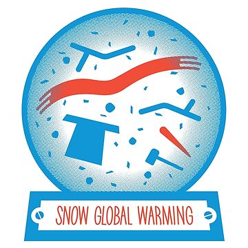 Artwork thumbnail, Snow Global Warming by hhgreetings