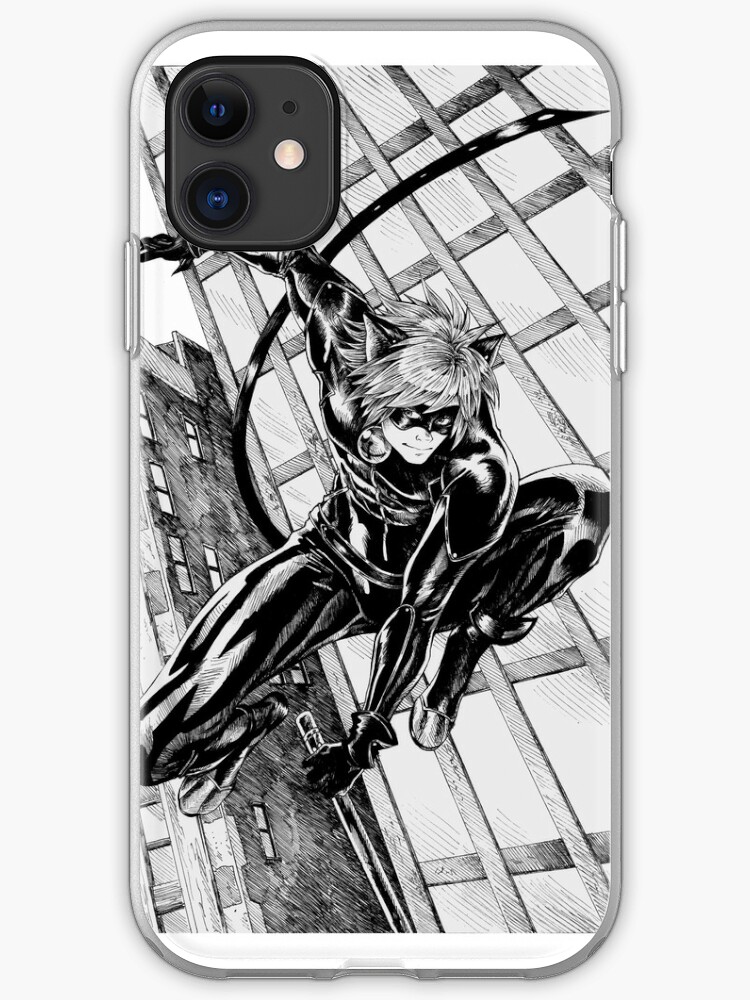 Chat Noir Comic Cover Iphone Case By Carellaart