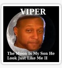 the moon is my son Sticker