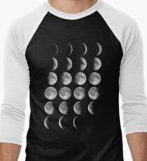 Moon Phases Men's Baseball ¾ T-Shirt
