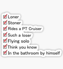Michael's Checklist Sticker