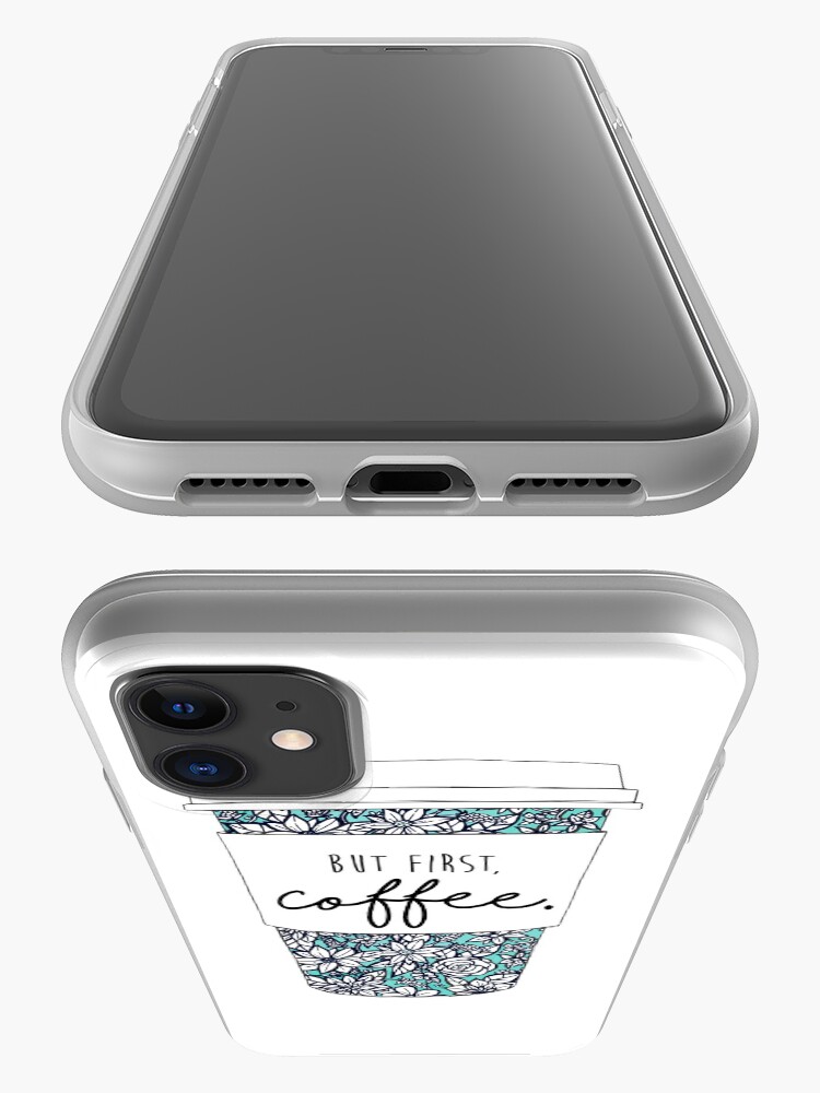 Alternative Ansicht von Blumenkaffee iPhone-Hülle & Cover