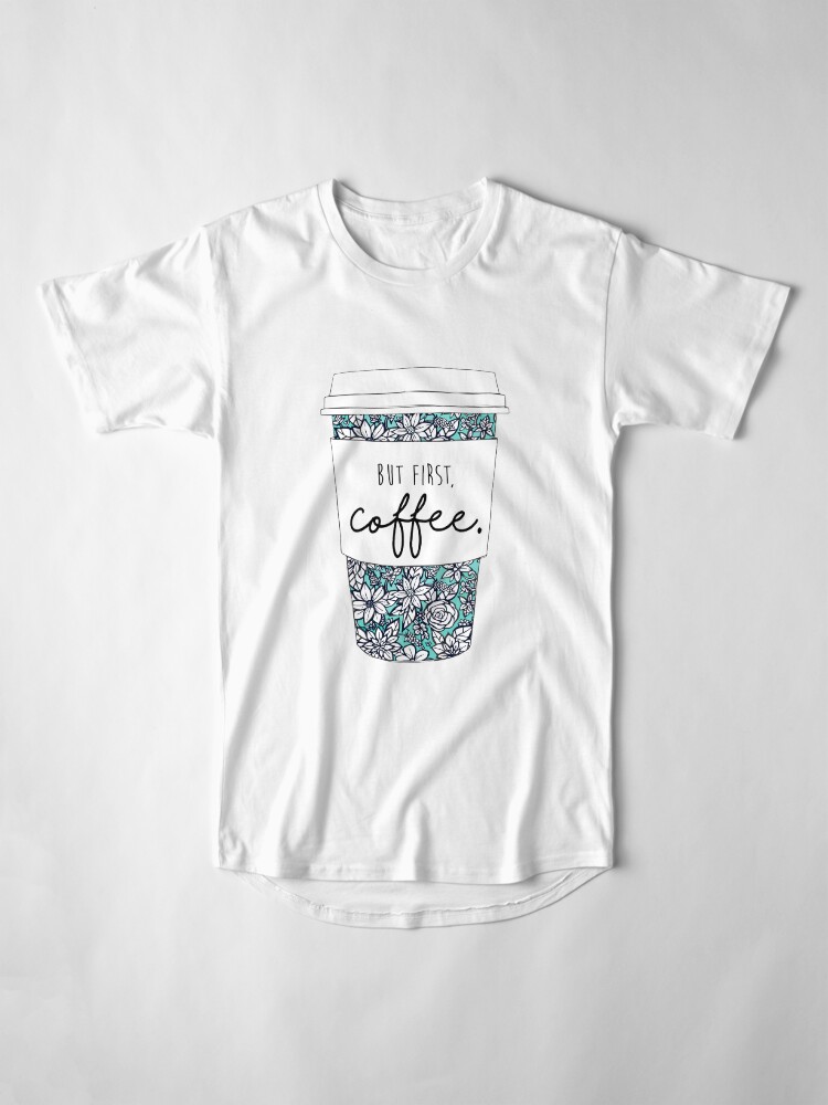 Alternative Ansicht von Blumenkaffee Longshirt