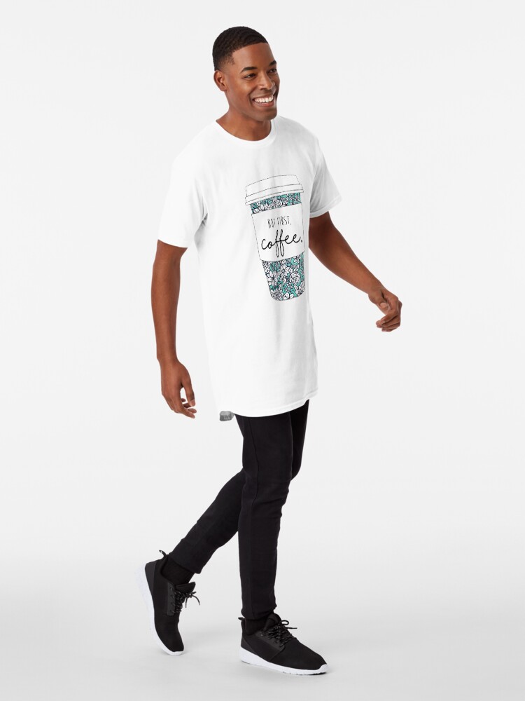 Alternative Ansicht von Blumenkaffee Longshirt