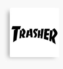 "Thrasher" Logo Parody Canvas Print