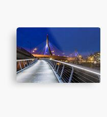 Cambridge MA Zakim Brücke Metallbild