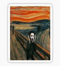 (The) Scream Parody Sticker