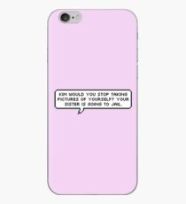 Vinilo o funda para iPhone Tu hermana irá a la cárcel