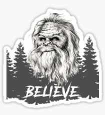 Bigfoot Believe Sticker