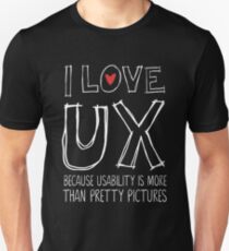 Ich liebe User Experience, weil Slim Fit T-Shirt