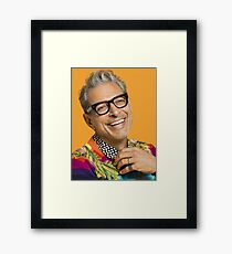 Lámina enmarcada Jeff Goldblum feliz