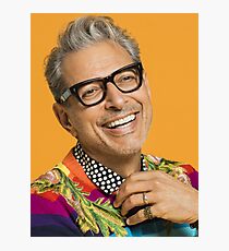 Jeff Goldblum happy Photographic Print