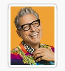 Jeff Goldblum happy Sticker