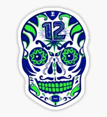 12th Fan Sugarskull Sticker