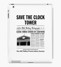 Save The Clock Tower Merchendise iPad Case/Skin