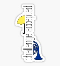 Challenge accepted Sticker