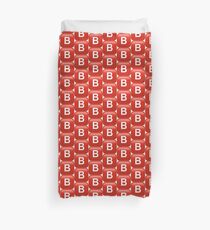 B Emoji Duvet Cover