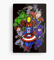 Mighty Heroes Metal Print