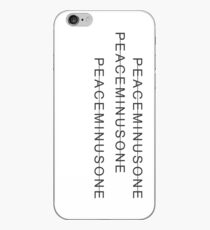 PeaceMinusOne 3 Zeilen iPhone-Hülle & Cover