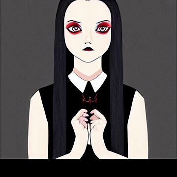 Little fanart I made of Wednesday from the new Netflix series!  (@yoghurt_vigilante on IG) : r/AddamsFamily