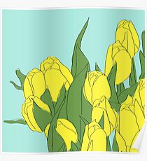 Spring Tulips Poster
