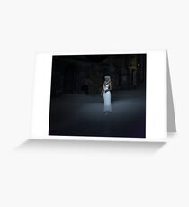 A Dangerous Late Night Walk Greeting Card