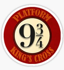Platform 9 3/4 Sticker