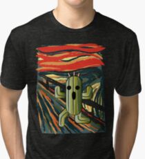 The cactilion scream Tri-blend T-Shirt