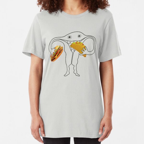 Hungry Uterus Understated Ute Slim Fit T-Shirt